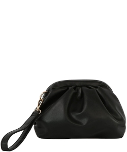 Small Frame Pouch Clutch Bag DX-0186 BLACK